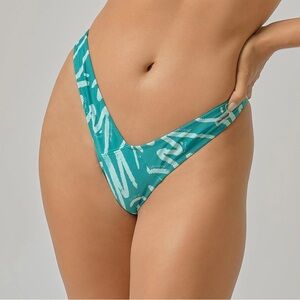 BLACKBOUGH Cindy High Rise Cheeky Bottoms - Coastal
